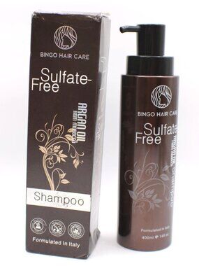Bingo Hair Care Argan Oil Shampoo 14oz Formulated In Italy Gentle Nourishing For